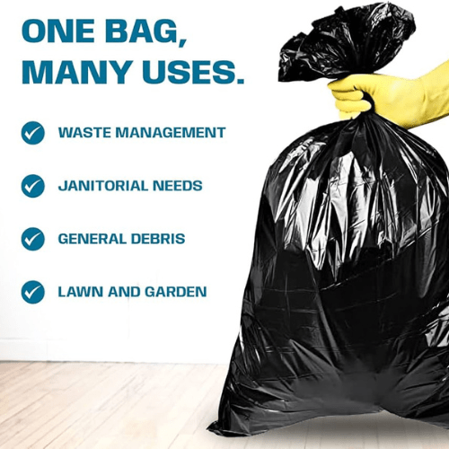 10 Pcs 90x110 cm; Extra Large Thick & Strong Big Trash Bags . - BusDeals
