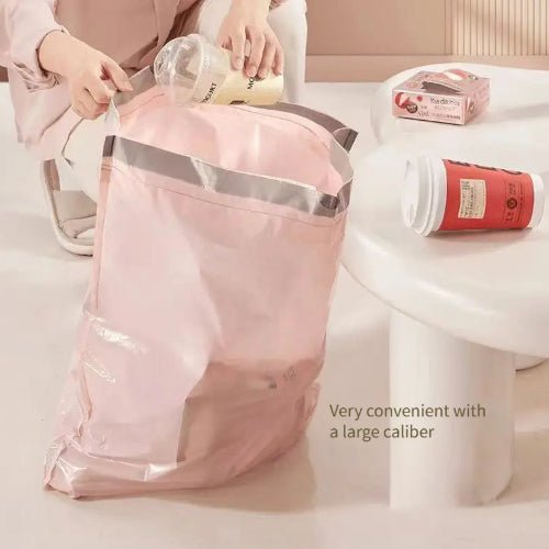 100 Pcs 45x45 cm; Extra Thick & Strong Trash Bags Small Garbage Bags. - BusDeals