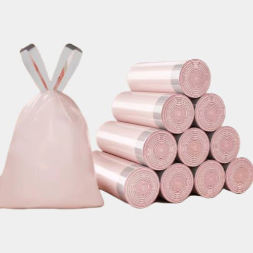 100 Pcs 45x45 cm; Extra Thick & Strong Trash Bags Small Garbage Bags. - BusDeals