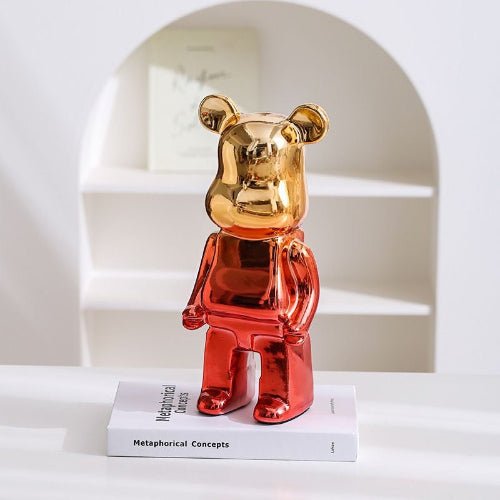 1pc 28cm Decoration Trendy Bear Ceramic Ornament, 28 cm. - BusDeals