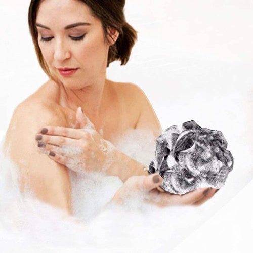 1pc Exfoliating Shower Sponge - Soft Loofah Bath Ball for Men & Women. - BusDeals