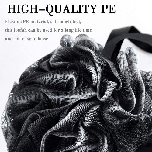 1pc Exfoliating Shower Sponge - Soft Loofah Bath Ball for Men & Women. - BusDeals