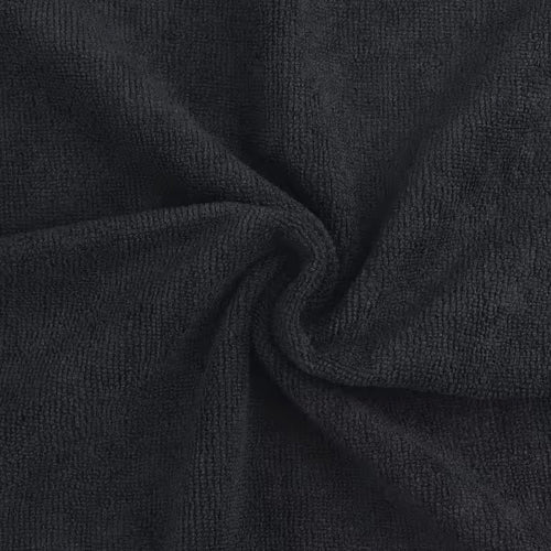 2 pcs Bath towels, fast dry coral towel set, Black. - BusDeals