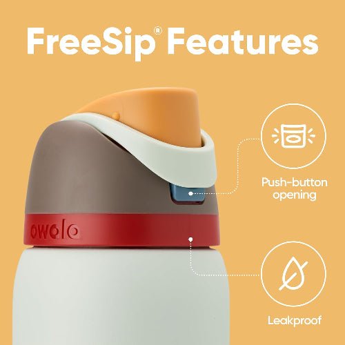 32 OZ. 945 ML Owala FreeSlip Stainless Steel Vacuum Insulated Sports Water Bottle. - BusDeals