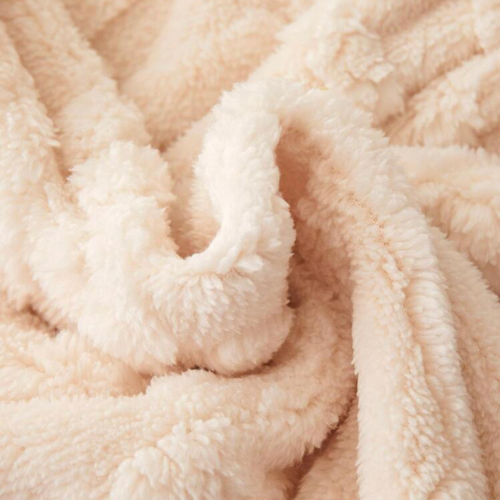 Throw Blanket Super Soft, Ivory Color, Woven Style, BusDeals Today