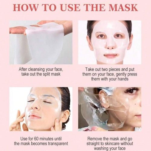 4 Pcs Bio - Collagen Deep Mask, Hydrating Overnight Mask Sleep. - BusDeals