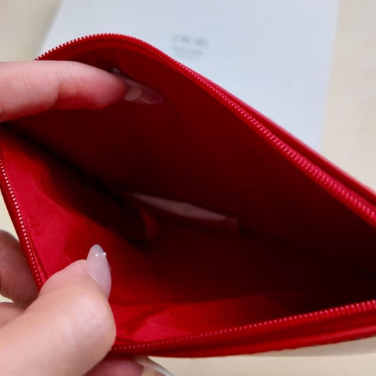 Dior Beauty Counter Gift Vanity Red Pouch