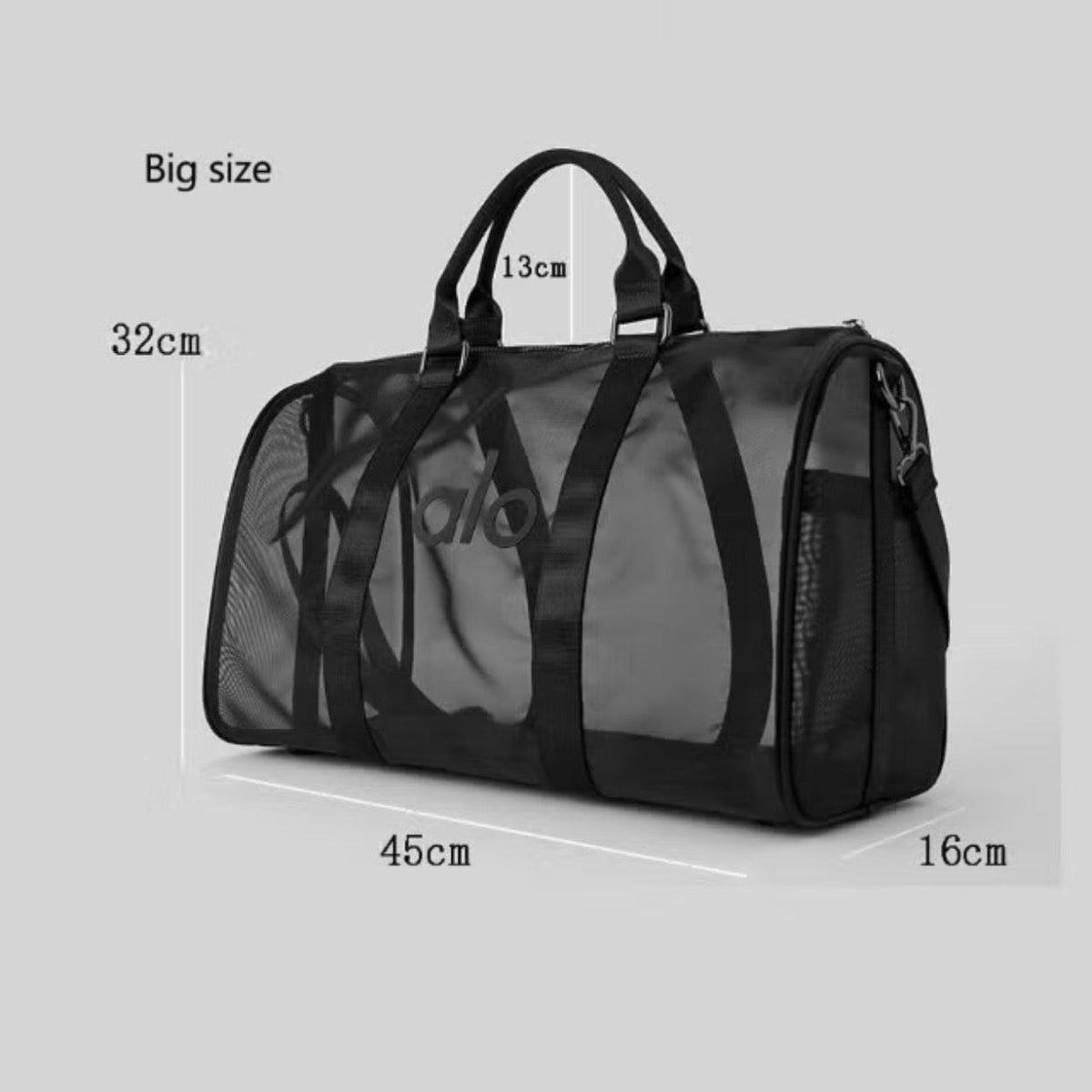 ALO yoga transparent net bag luggage bag yoga gym bag - BusDeals