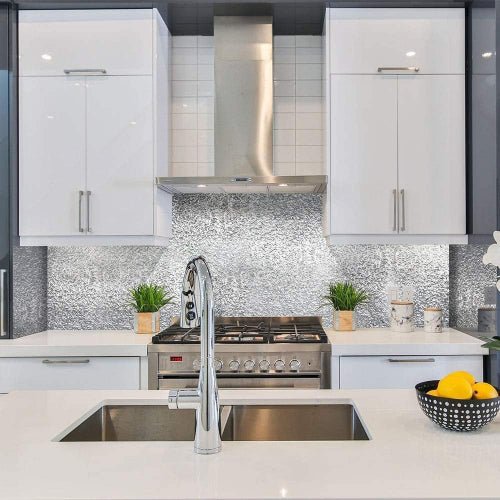 Aluminum foil waterproof paper kitchen stickers silver 40x5 meter. - BusDeals