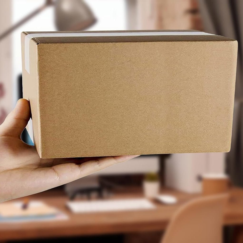 Brown Carton 25x15x15 cm, Packaging Storage Box 3 ply, 5PCS - BusDeals