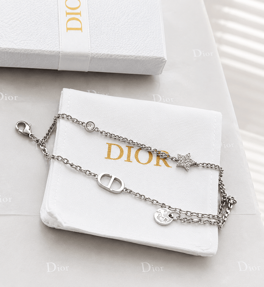 Dior Beauty CD logo Bracelet with Shopping bag - BusDeals