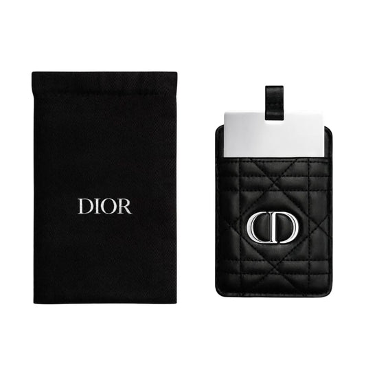 Dior Beauty Rouge Dior Mirror Phone Mirror With Cardholder and Chain-Black - BusDeals