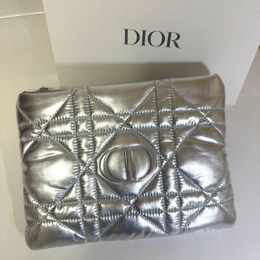 Dior Small Silver Pouch. - BusDeals