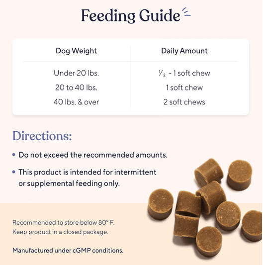 Dog Probiotic Chewable Tablets, Chicken Flavor 30 Chews - BusDeals