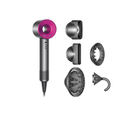 Dyson Supersonic™ Hair Dryer, (Iron/Fuchsia), HD08 5 attachments. - BusDeals