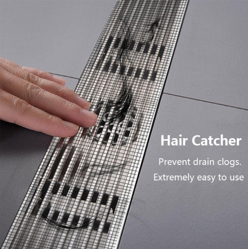 Filter Sticker,Shower Drain Adapter Hair Stopper, Drain Covers to Catch Hair - 7cm x 10m - BusDeals