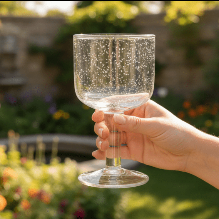 H&M Thick Bubble Glass Wine. - BusDeals