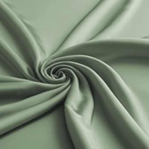 King Size 6 Pieces Premium Bamboo Satin Silky Duvet Cover set, Green color. - BusDeals