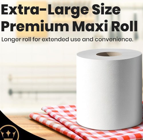 Maxi Roll Kitchen Paper Towels - 6 Rolls. - BusDeals
