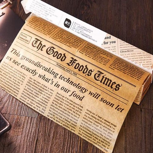 Parchment Paper Baking Tools Food Grade Grease Paper Fries Wrappers. - BusDeals