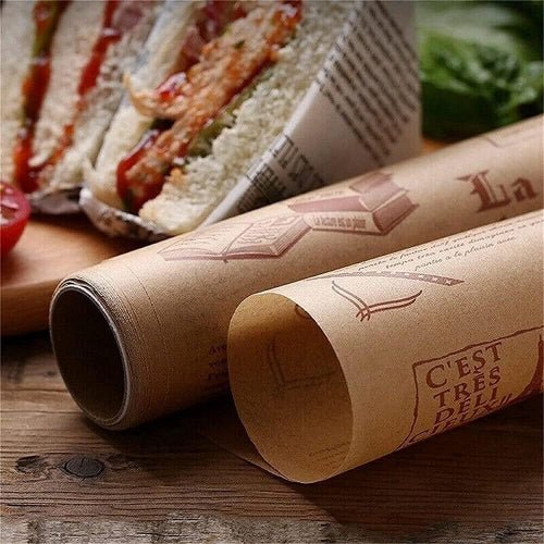 Parchment Paper Baking Tools Food Grade Grease Paper Fries Wrappers. - BusDeals