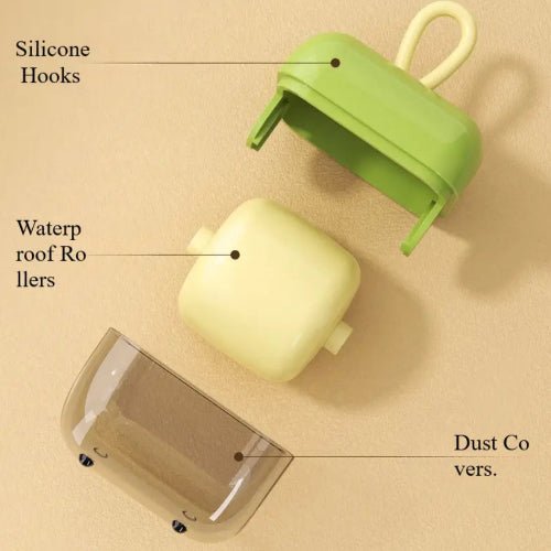 Portable Powerful Hair and Dust Remover, Washable Gel, Green color. - BusDeals