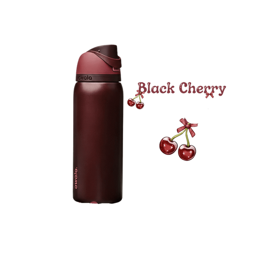 32 OZ. 945 ML Owala Stainless Steel Water Bottle, Black Cherry