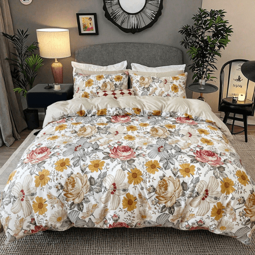 Queen size, 6 - piece stunning garden set in a delightful shade of green. - BusDeals