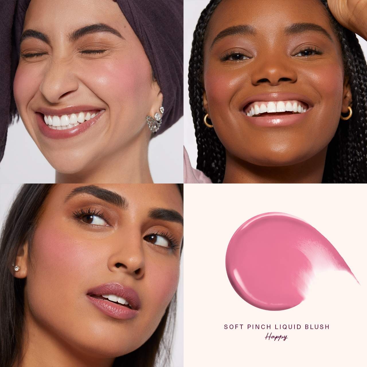 Rare Beauty by Selena Gomez Soft Liquid Blush Dewy Cool Pink - Happy - BusDeals