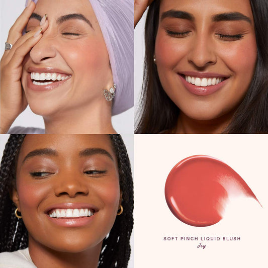 Rare Beauty by Selena Gomez Soft Liquid Blush Dewy Muted Peach - Joy - BusDeals