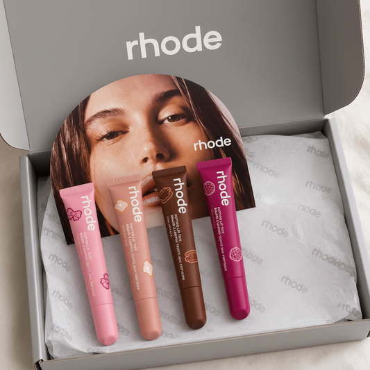 Rhode Birthday Gift Limited Edition Lip Tints Set, Four Shades, 10ml/4 with free Gift Mobile Phone Stickers - BusDeals