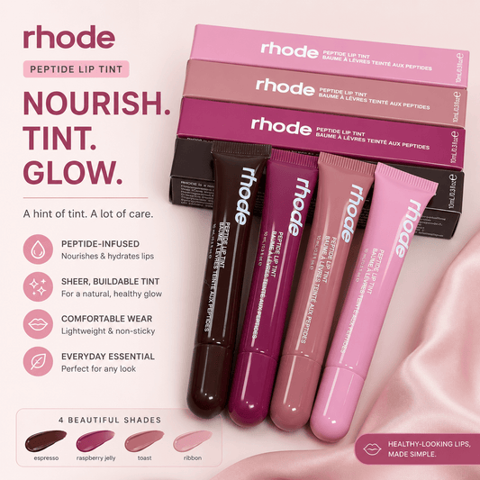Rhode by Hailey Bieber The Peptide Lip Tints Set, Four Shades, 10ml/.3 - BusDeals