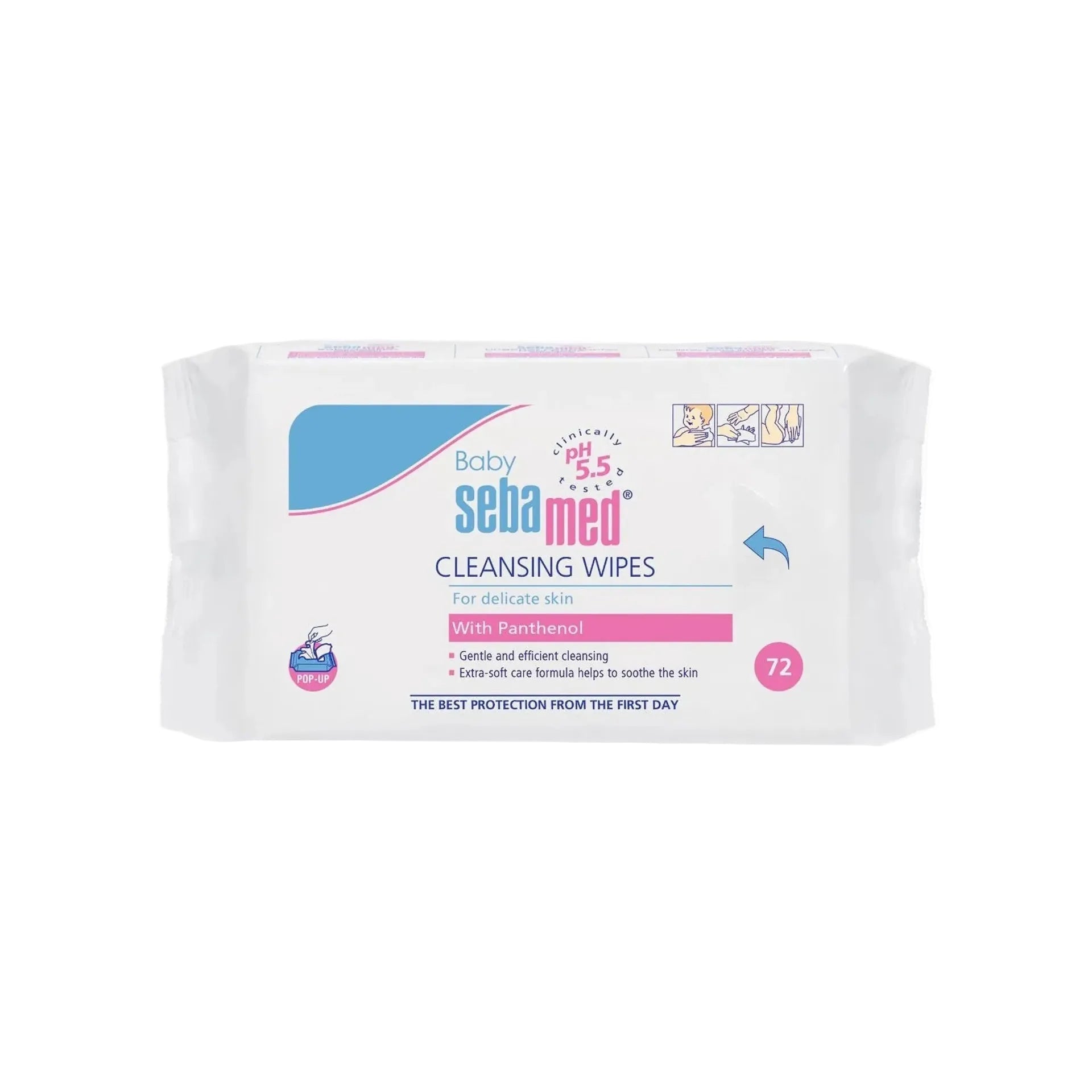 Sebamed Baby Cleansing Wipes 72 pcs - BusDeals