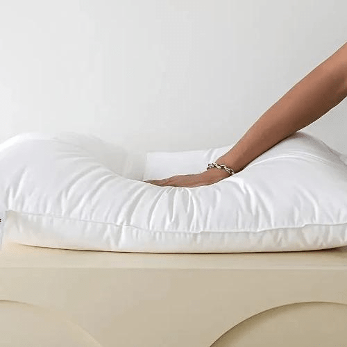 Set of 2 Pieces, each 50x75 cm. Soft yet medium - firm pillow. - BusDeals