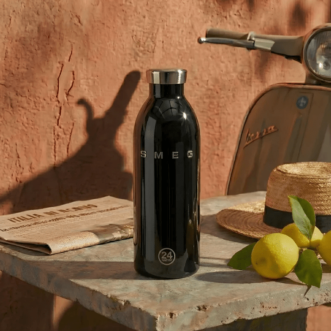 Smeg 24Bottles Clima bottle thermos 500ml, black. - BusDeals