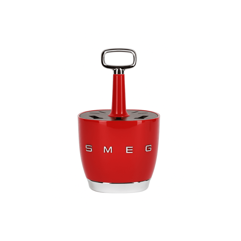 SMEG - Cutlery Holder. Retro Style for Kitchen to put Knife,Fork,Spoon. Red color. - BusDeals