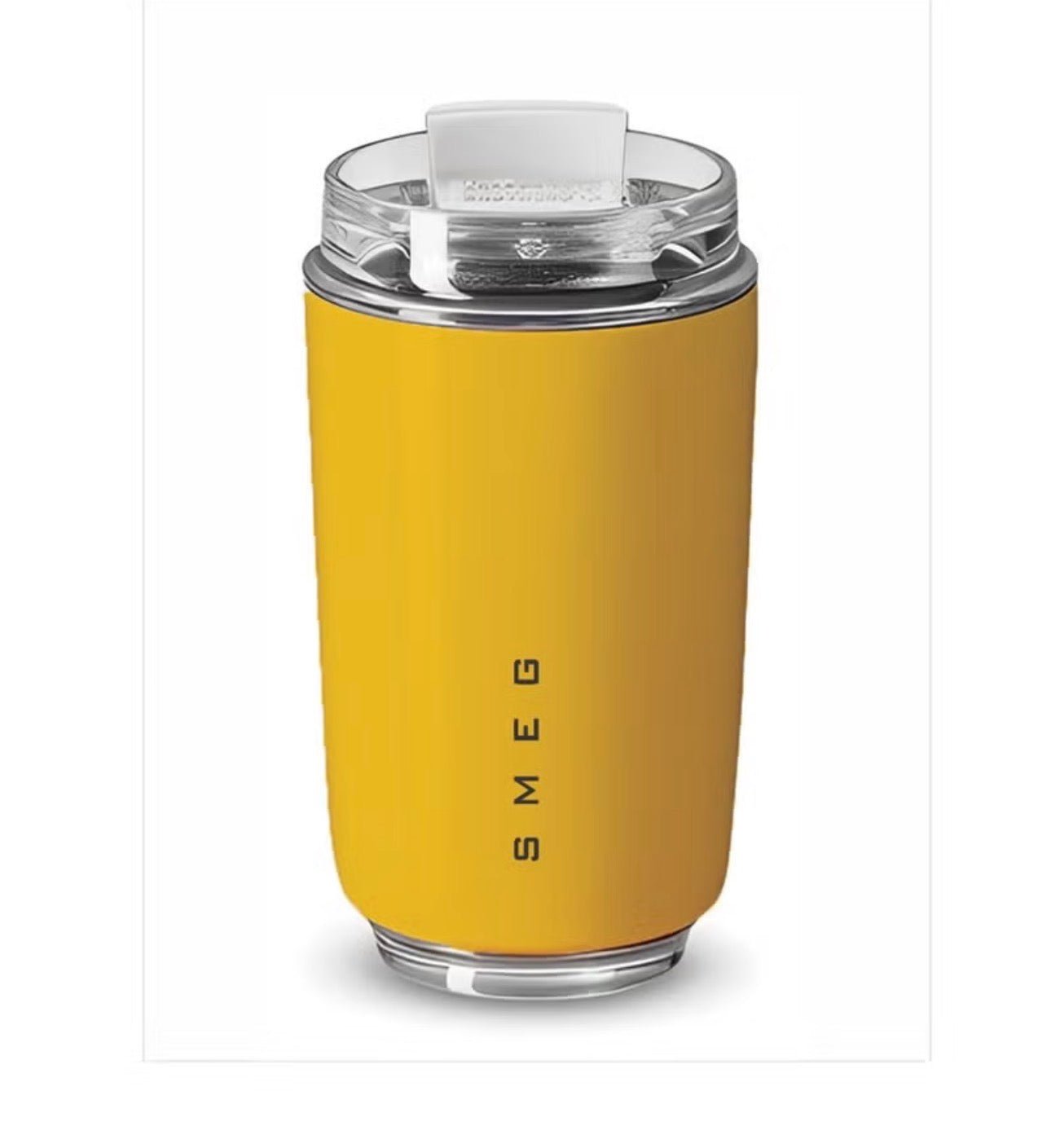 Smeg Mug, 240ml Insulated Stainless Steel Coffee mug,Yellow - BusDeals