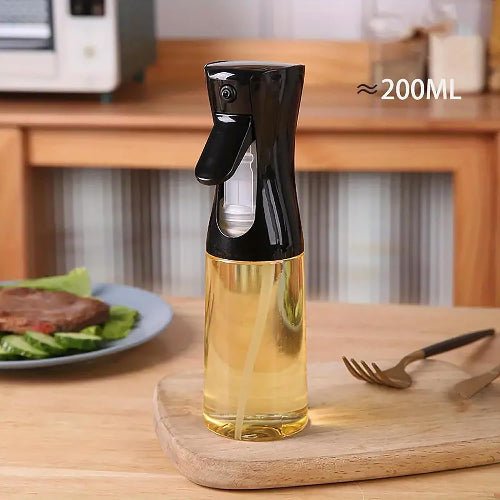 Spray Oil Bottle for Cooking - Hand - Held Air Fryer Oil Spritzer - Olive Oil Dispenser Bottle - BPA Free Plastic - Rectangle Shape - Kitchen Oil Mister for Salad, Frying, BBQ, Baking. - BusDeals