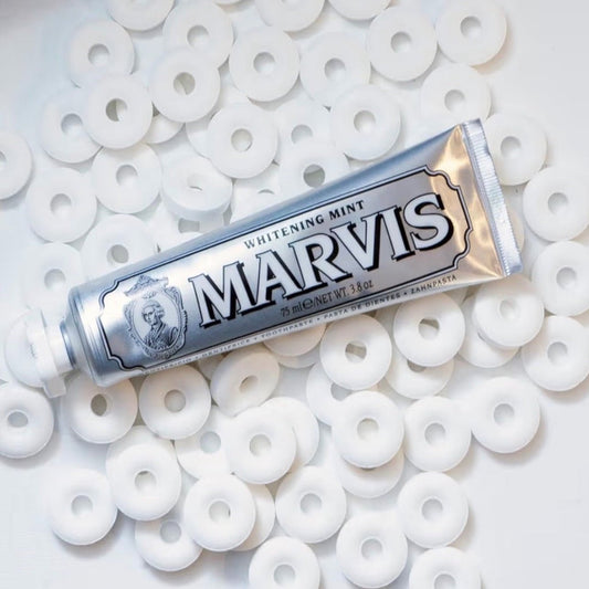 ⭐️⭐️⭐️⭐️⭐️stars (50,410) Marvis Whitening Mint Toothpaste With Xylitol 85ml/4.4oz - BusDeals