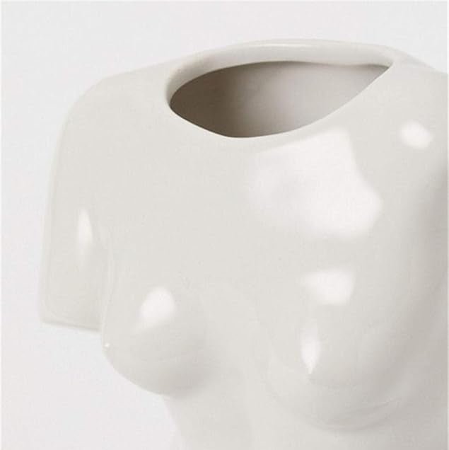Statue 30 cm Sculptures Ceramic Vases Body Art Venus Statue Vase Ornaments Glaze Ceramic Craft Creativity Vase Desktop Home Decor - BusDeals