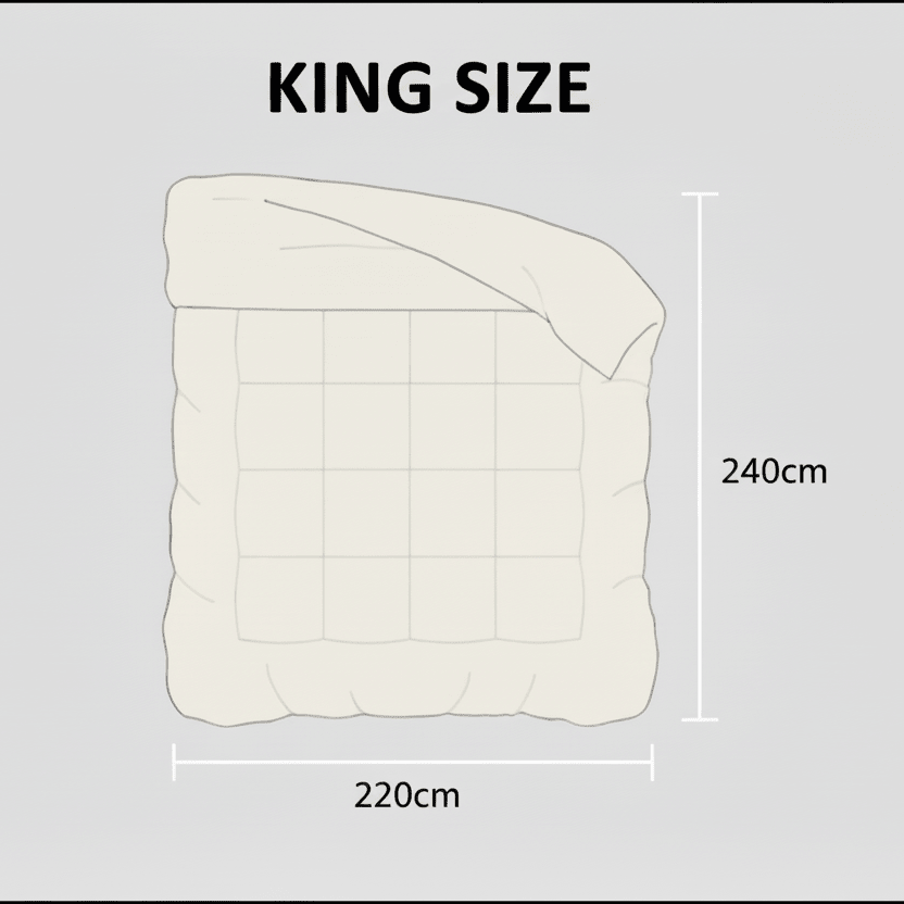 Variance Size Duvet Soft and Comfortable vacuum - packed. - BusDeals