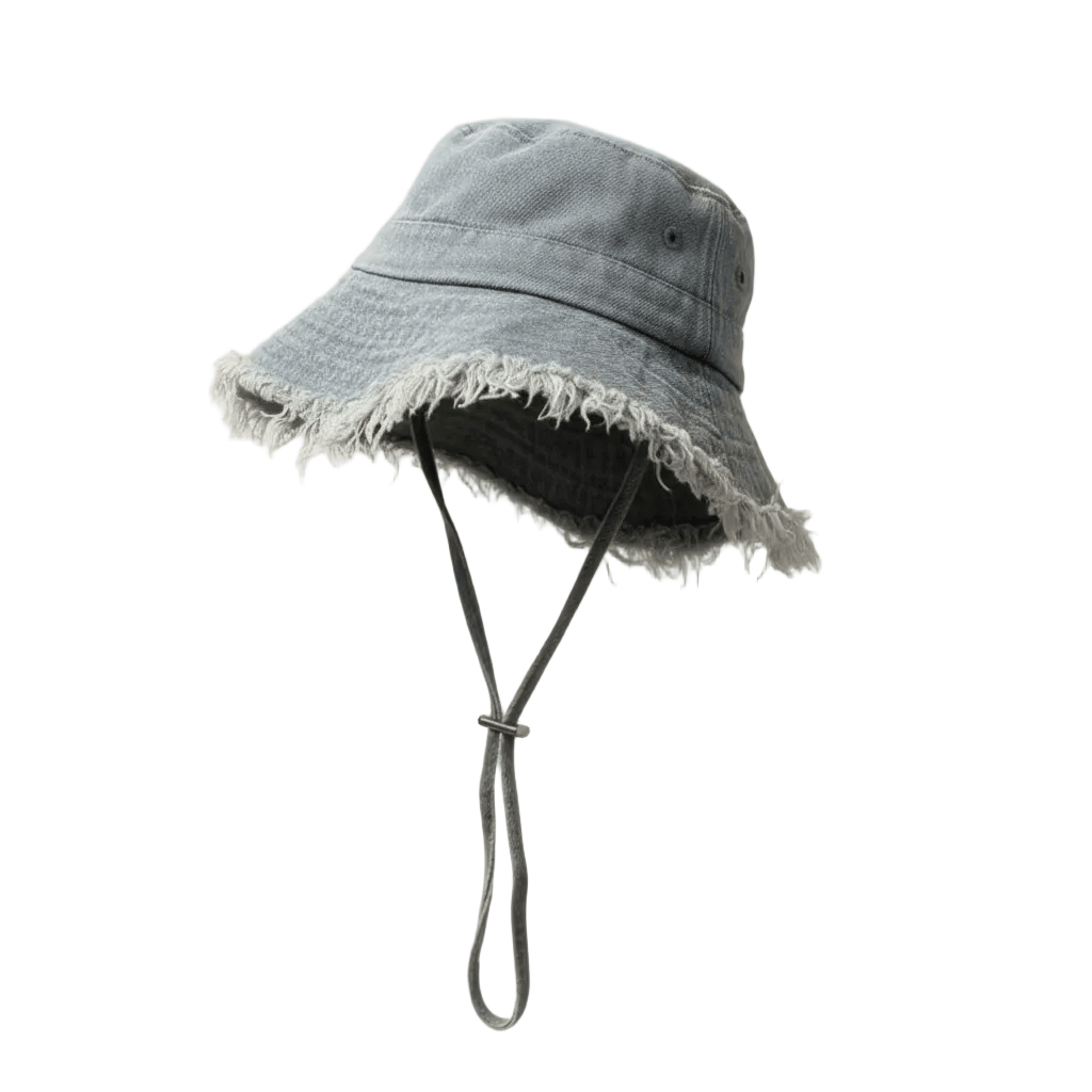 Woman Bucket hat, size 58 Red Light Denim. - BusDeals