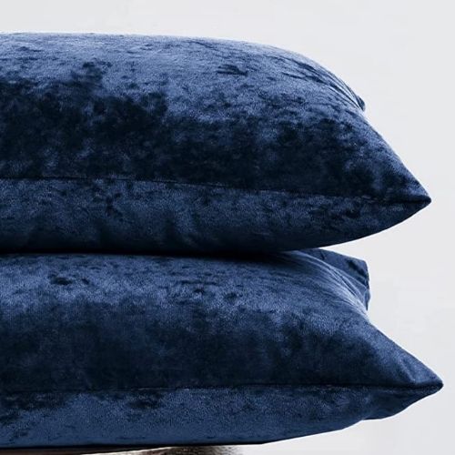 1 Piece 45*45cm Size, Velvet Cushion Cover, Blue color - BusDeals