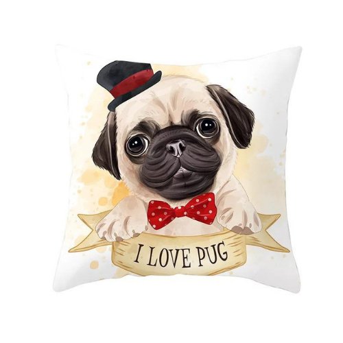 1 Piece Cute Puppy Design, Decorative Cushion Cover. - BusDeals
