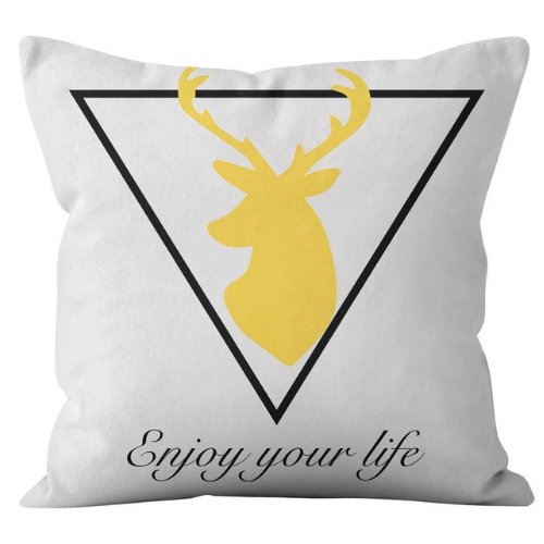 1 Piece Deer Design, Decorative Cushion Cover. - BusDeals
