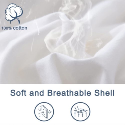 1 piece Five-star Hotel Quality Soft Pillow Pure Cotton Hollow Fiber Filling. - BusDeals