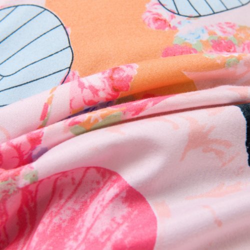 1 Piece Long Body Pillow Case, Pink Color Butterfly Design, BusDeals Today