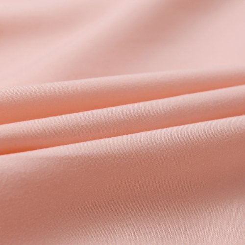 1 Piece Long Body Pillow Case, Plain Peach Color, BusDeals Today