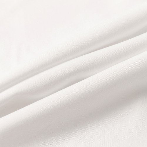 1 Piece Long Body Pillow Case, Plain White Color, Busdeals Today