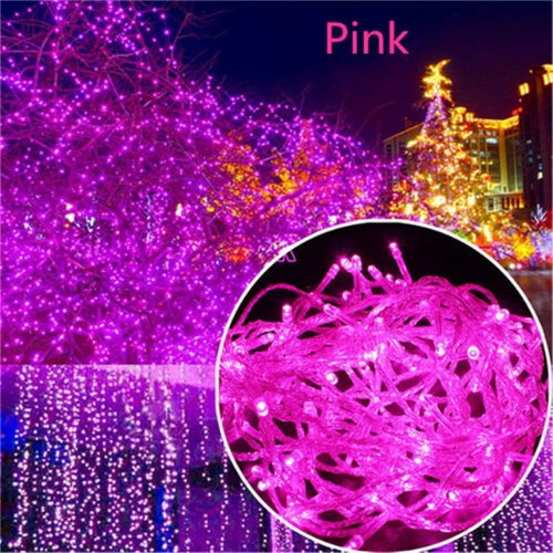 1M LED String Fairy Lights, Waterproof Decorative Light for Indoor & Outdoor. Pink Color. - BusDeals